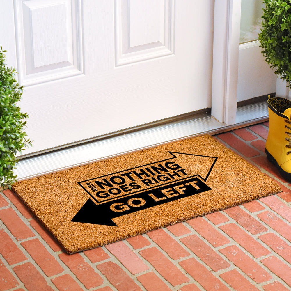 Go Left Doormat 36"x72"