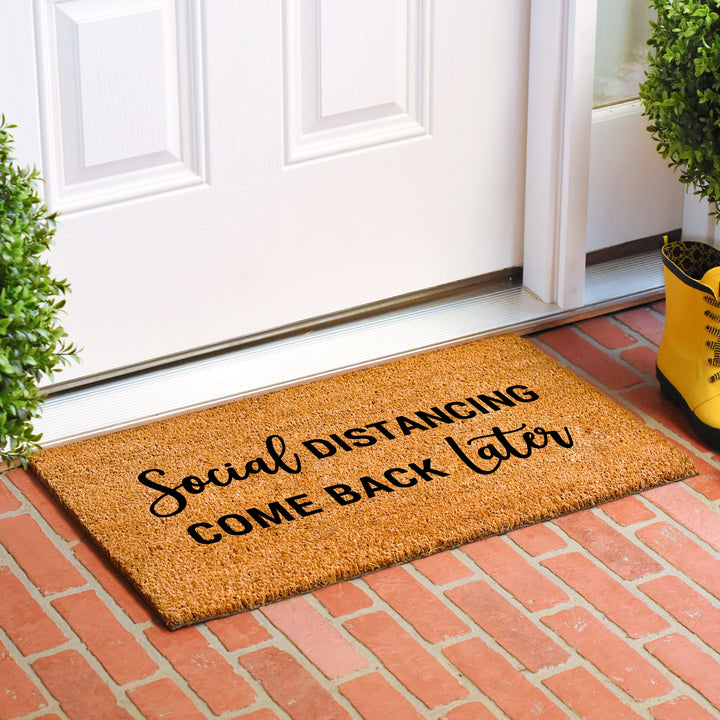 Social Distancing Doormat 17"x29"
