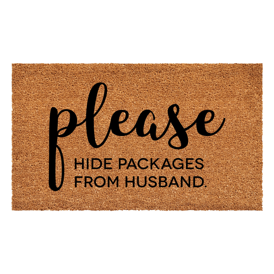 Hide Packages From Husband Doormat 36"x72"