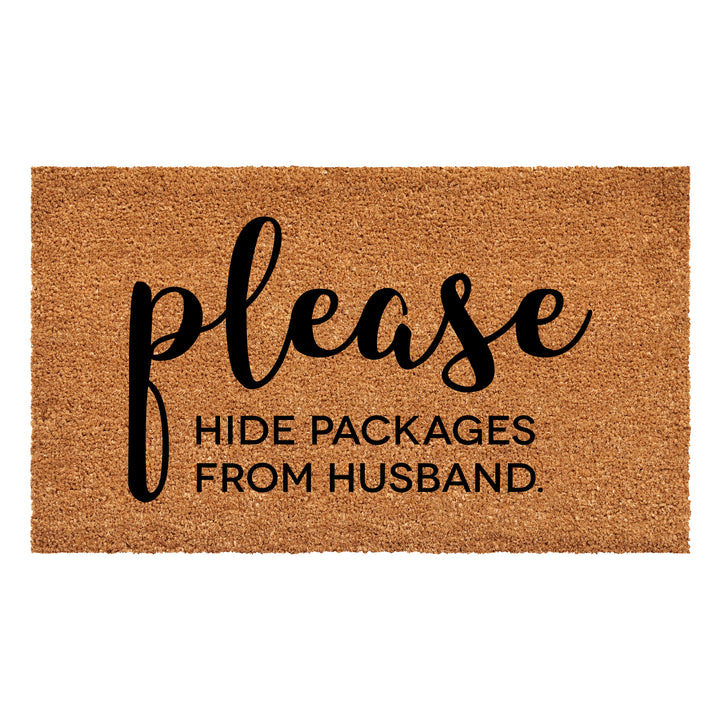 Hide Packages From Husband Doormat 36"x72"