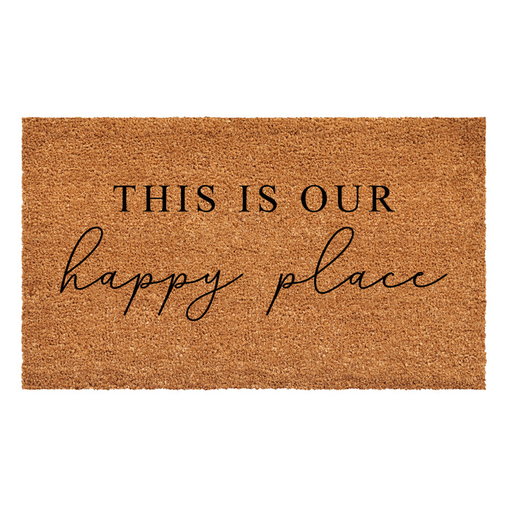 Happy Place Doormat 24"x36"