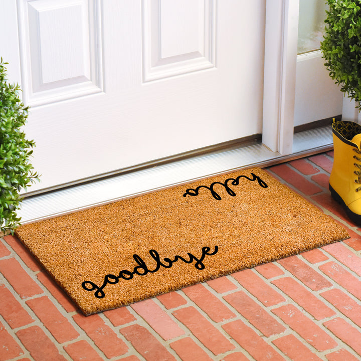 Hello Goodbye Doormat 24"x36"