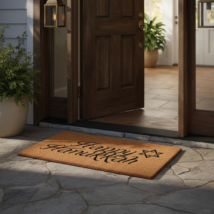 Hanukkah Greetings Doormat