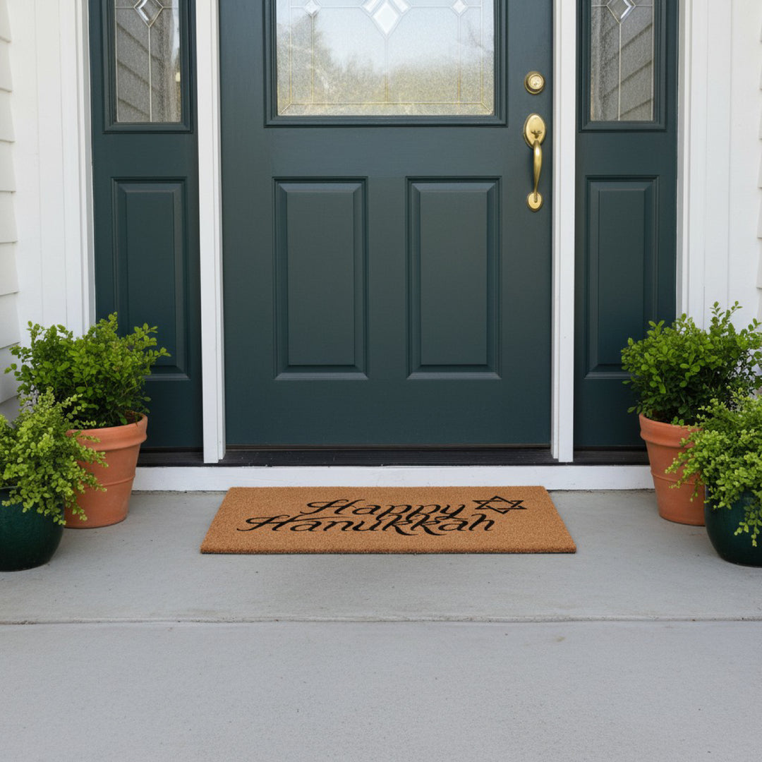 Hanukkah Greetings Doormat