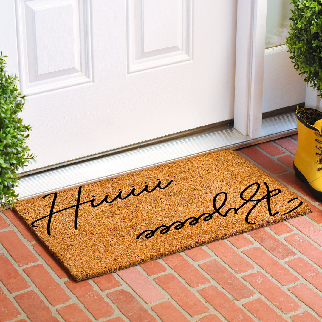 Hiii Byee Doormat 24"x36"