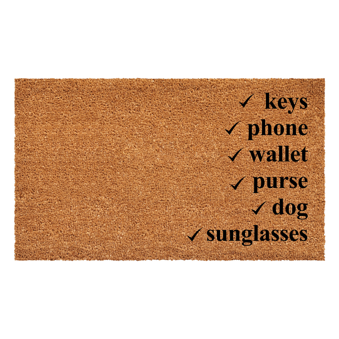Checklist Doormat 24"x48"