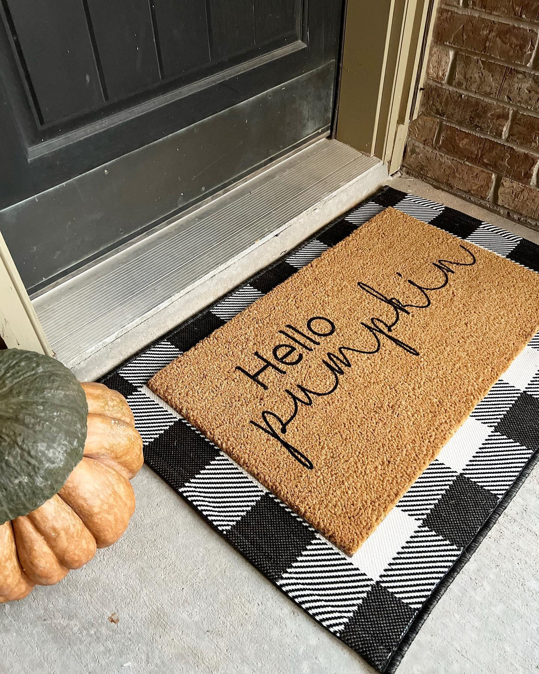Hello Pumpkin Doormat