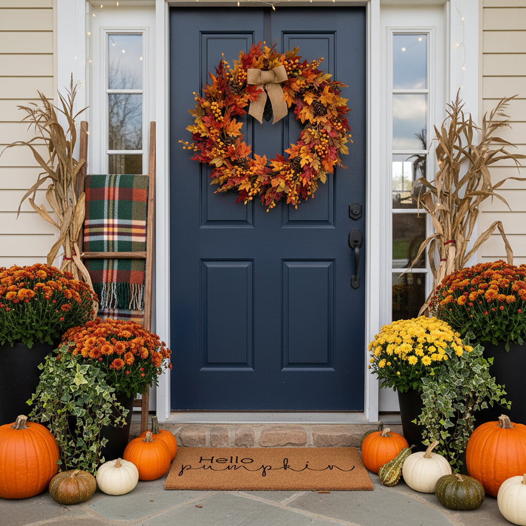 Hello Pumpkin Doormat
