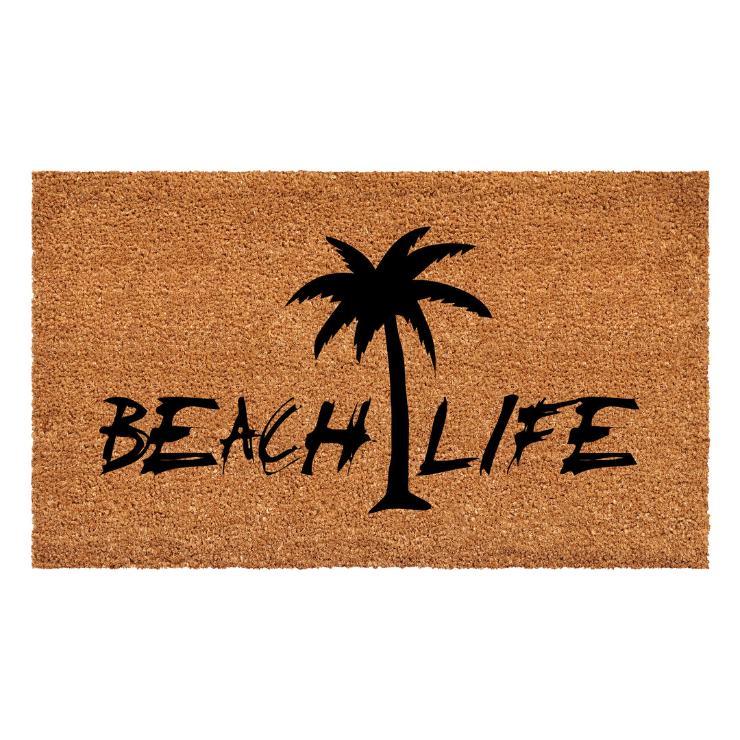 Beach Life Palm Tree Doormat 30"x48"