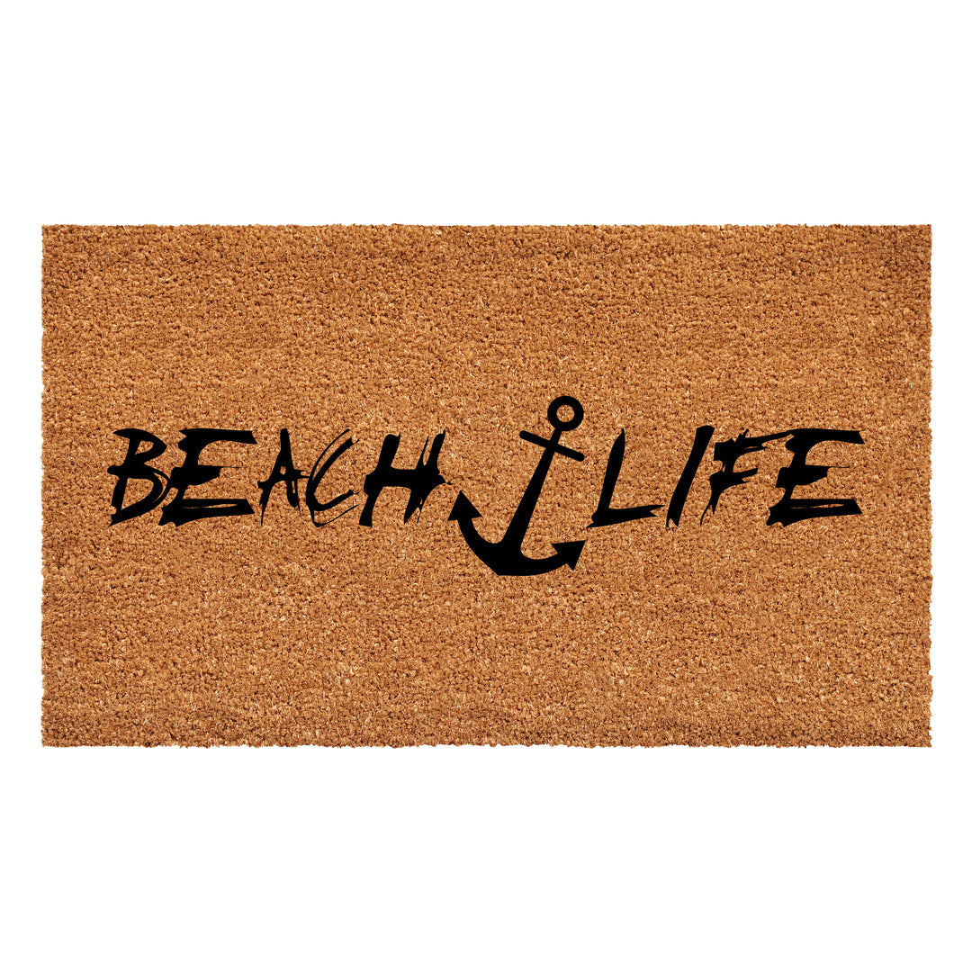 Beach Life Anchor Doormat 17"x29"
