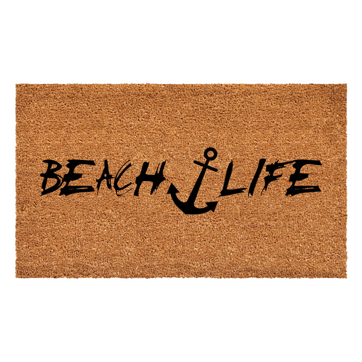 Beach Life Anchor Doormat 24"x36"
