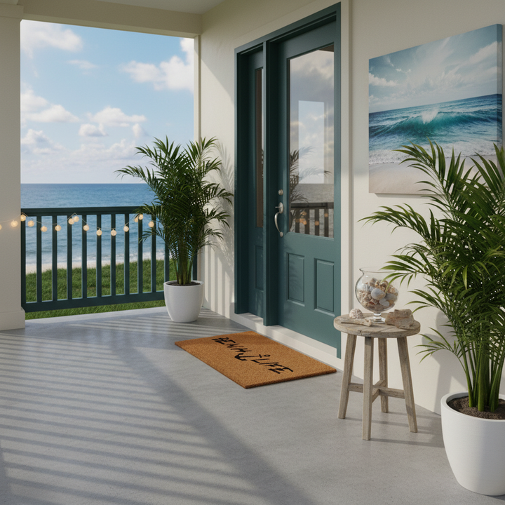 Beach Life Anchor Doormat