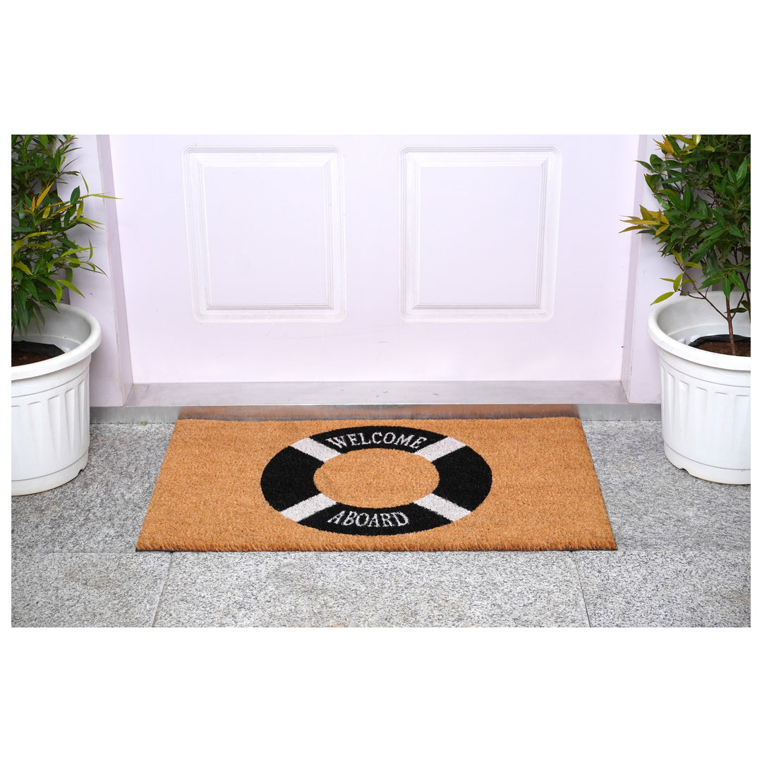 Welcome Aboard Buoy Doormat 17"x29"
