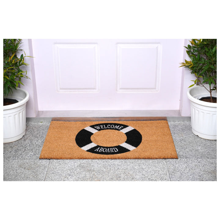 Welcome Aboard Buoy Doormat 17"x29"