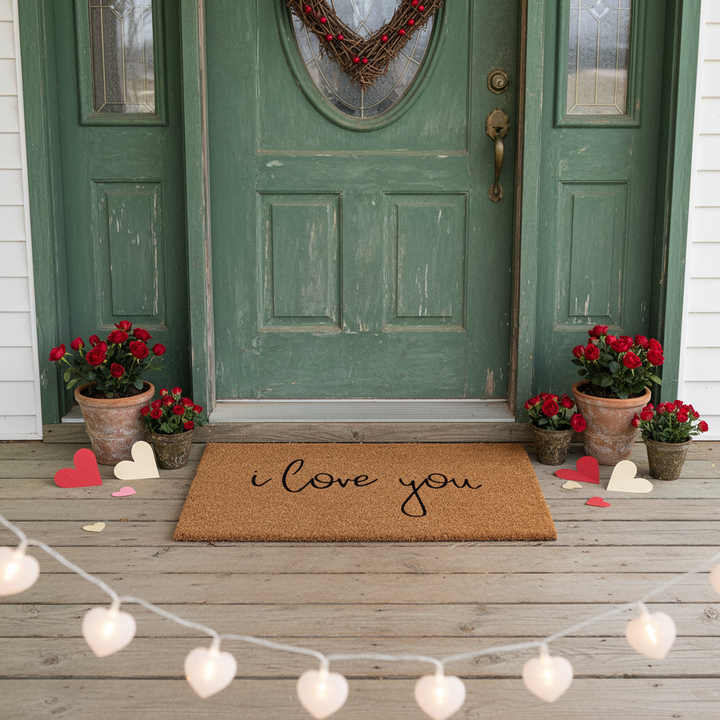 I Love You Doormat