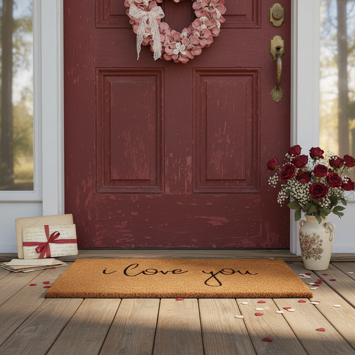 I Love You Doormat