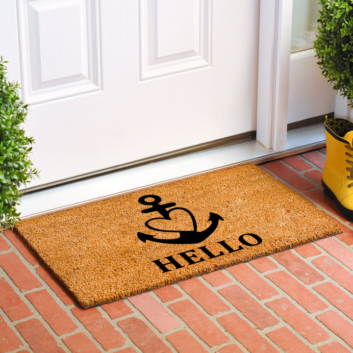 Anchor Hello Doormat 30"x48"