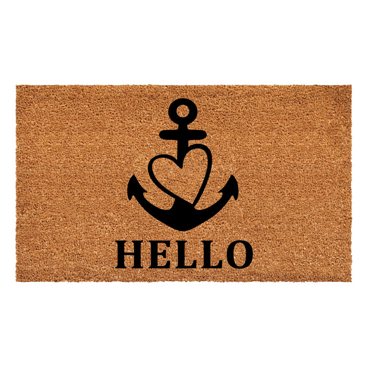 Anchor Hello Doormat 36"x72"