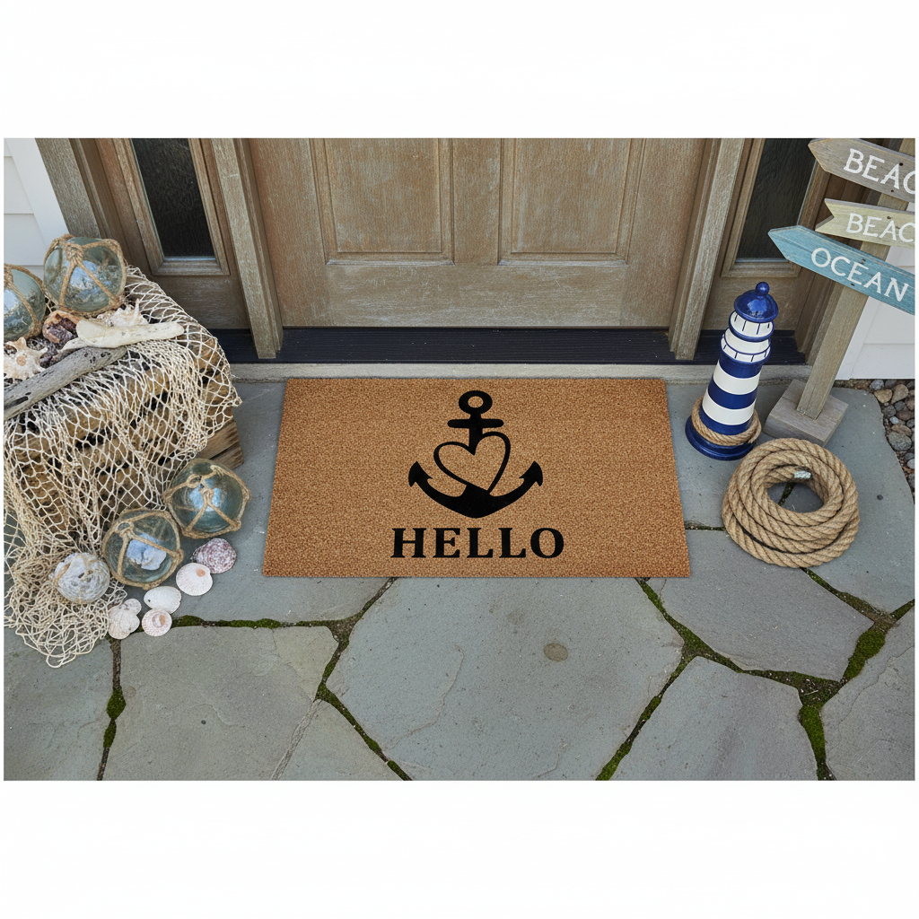 Anchor Hello Doormat
