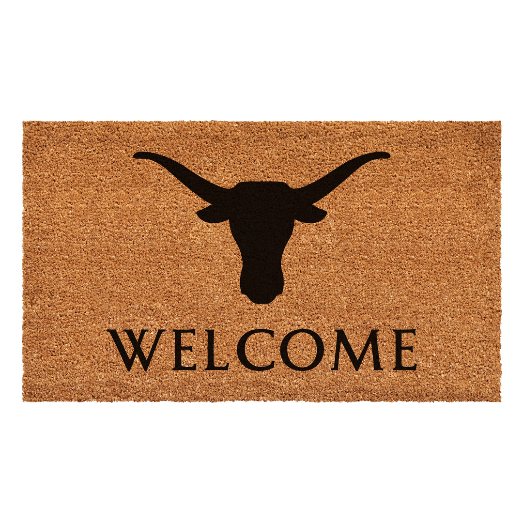 Longhorn Welcome Doormat 36"x72"