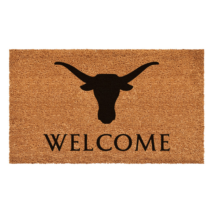 Longhorn Welcome Doormat 36"x72"