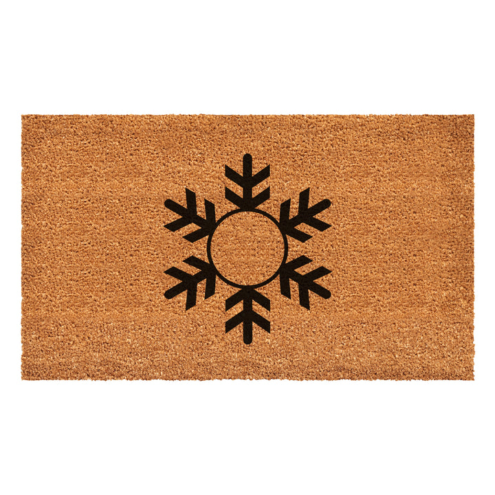 Snowflake Monogram Doormat