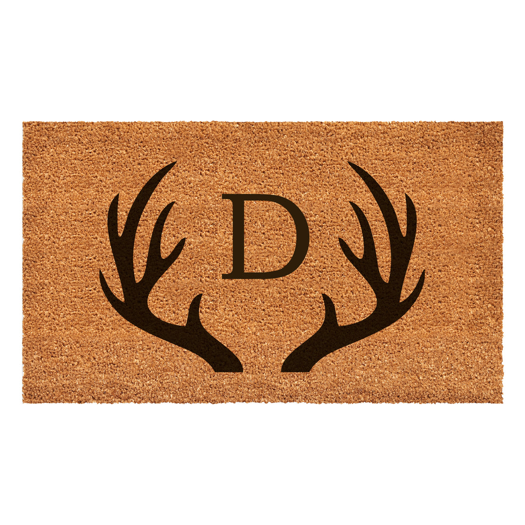 Antler Monogram Doormat 17"x29" 17"x29" / D