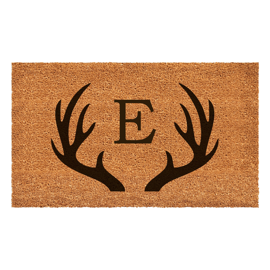 Antler Monogram Doormat 17"x29" 17"x29" / E