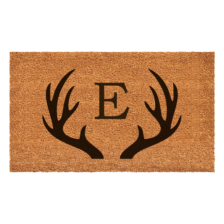 Antler Monogram Doormat 17"x29" 17"x29" / E
