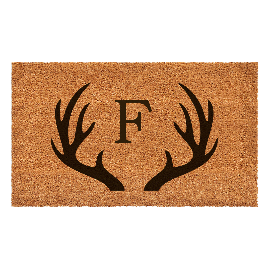 Antler Monogram Doormat 17"x29" 17"x29" / F