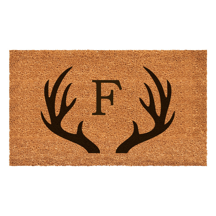 Antler Monogram Doormat 17"x29" 17"x29" / F