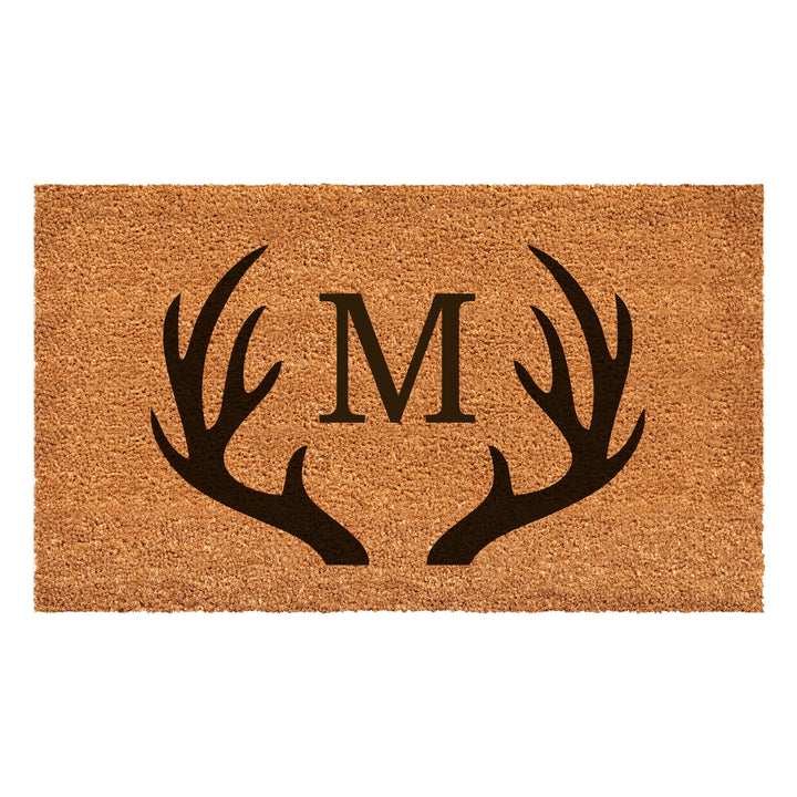 Antler Monogram Doormat 17"x29" 17"x29" / M
