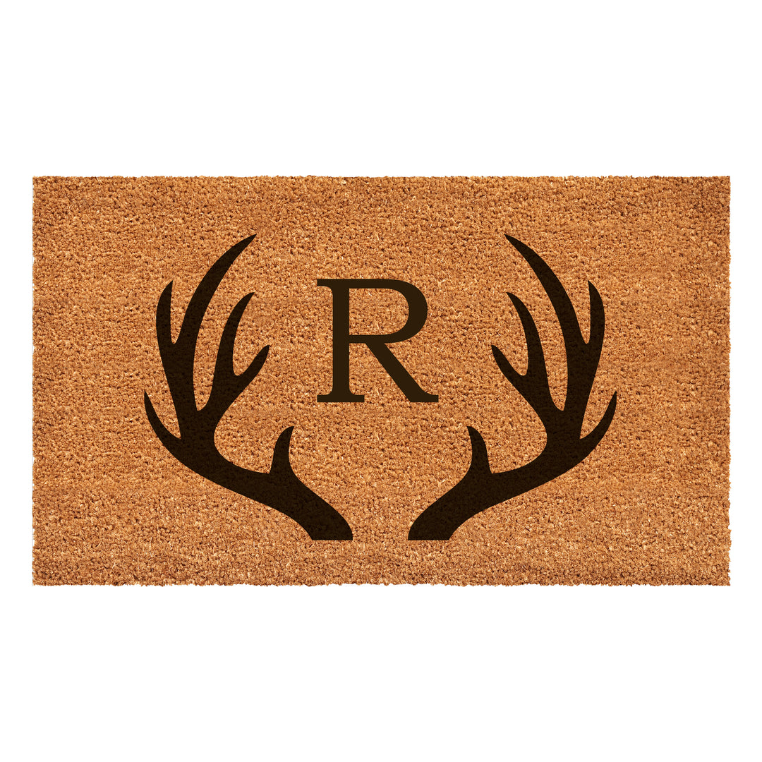 Antler Monogram Doormat 17"x29" 17"x29" / R