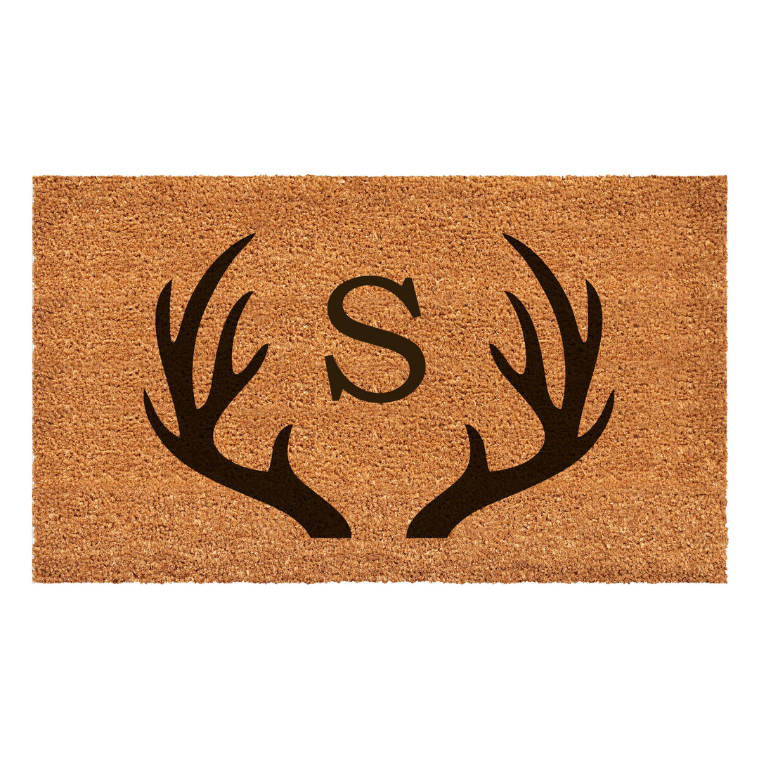 Antler Monogram Doormat 17"x29" 17"x29" / S