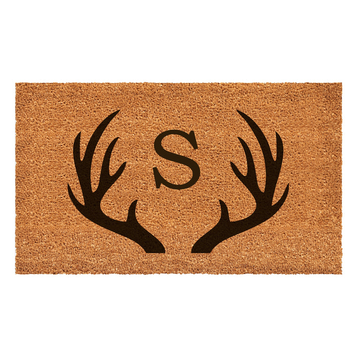 Antler Monogram Doormat 17"x29" 17"x29" / S