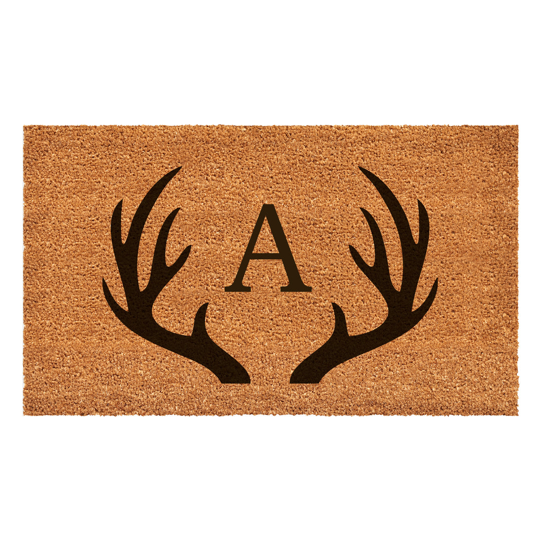 Antler Monogram Doormat 30"x48" 30"x48" / A