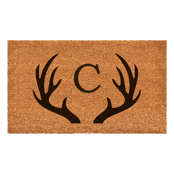 Antler Monogram Doormat 30"x48" 30"x48" / C