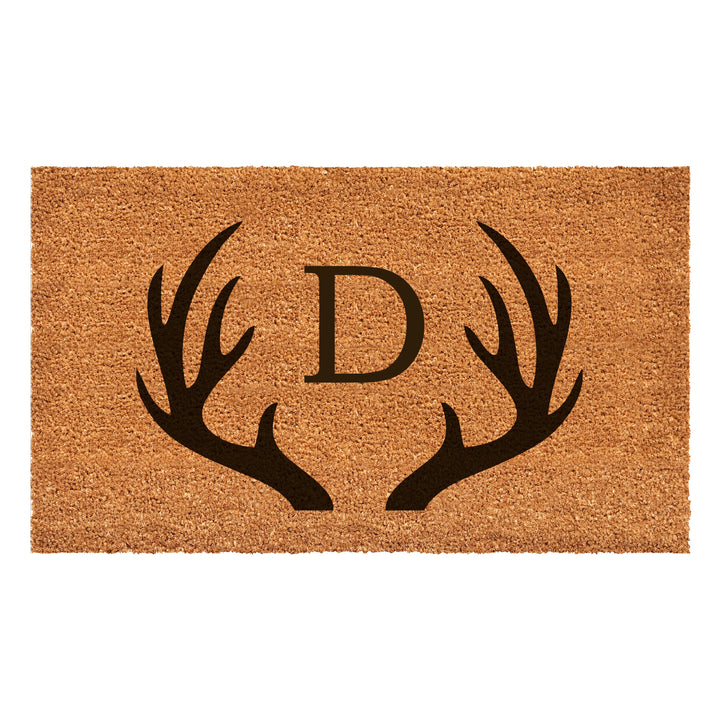 Antler Monogram Doormat 30"x48" 30"x48" / D
