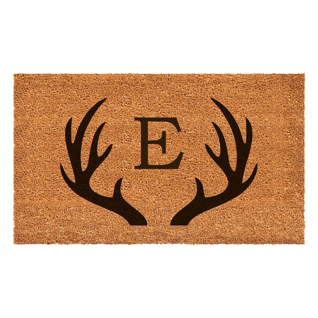 Antler Monogram Doormat 30"x48" 30"x48" / E