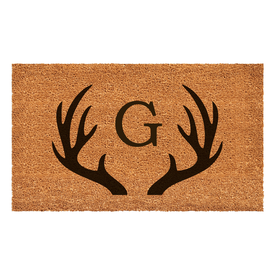 Antler Monogram Doormat 30"x48" 30"x48" / G
