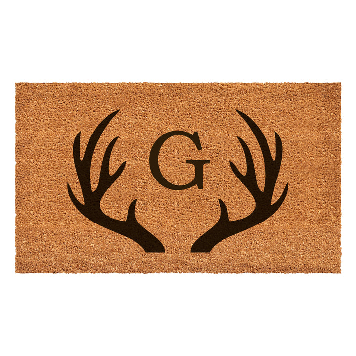 Antler Monogram Doormat 30"x48" 30"x48" / G