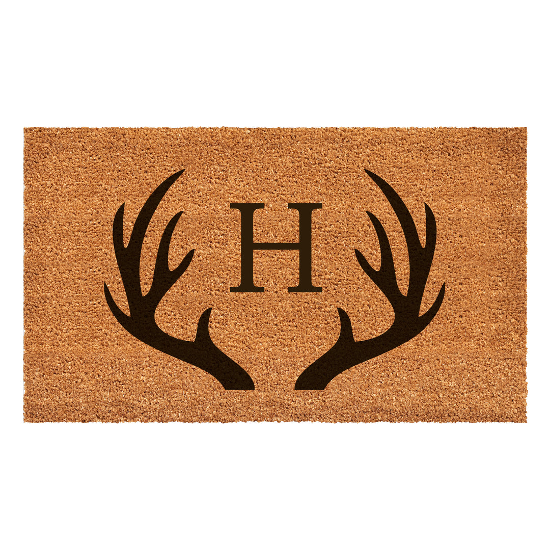 Antler Monogram Doormat 30"x48" 30"x48" / H