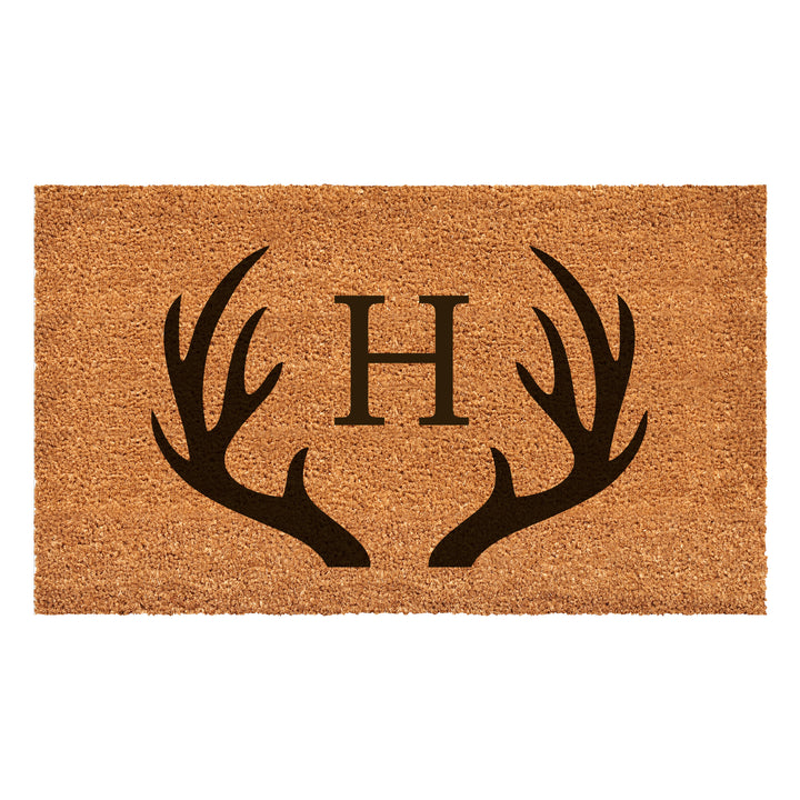 Antler Monogram Doormat 30"x48" 30"x48" / H
