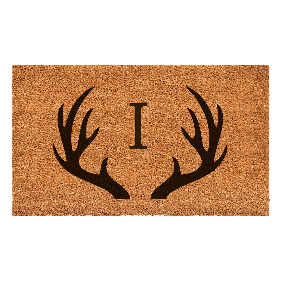 Antler Monogram Doormat 30"x48" 30"x48" / I
