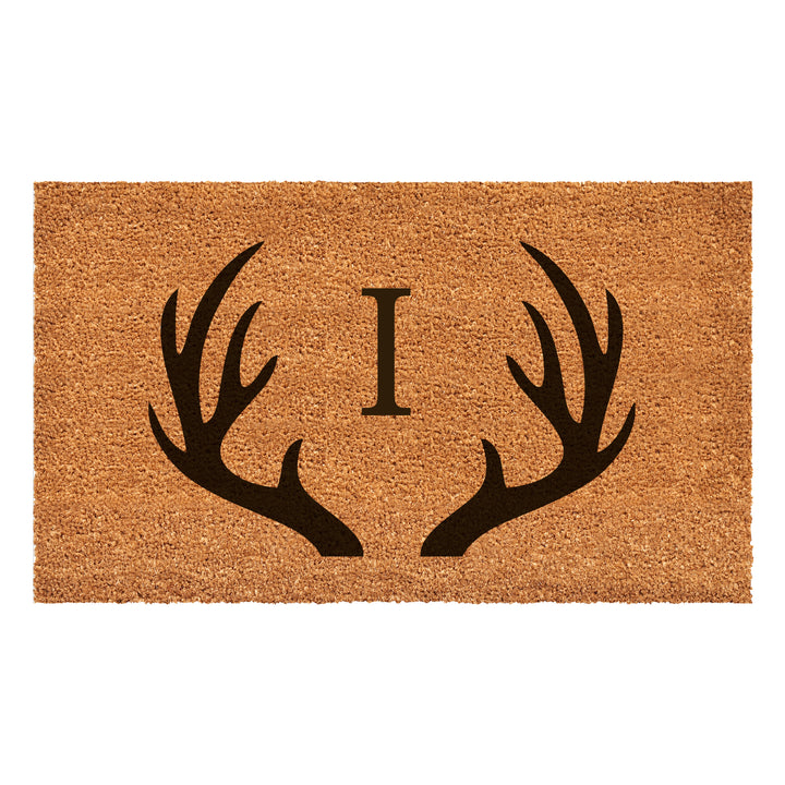 Antler Monogram Doormat 30"x48" 30"x48" / I