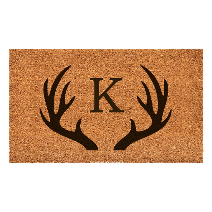 Antler Monogram Doormat 30"x48" 30"x48" / K