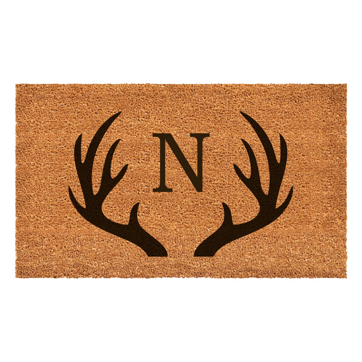 Antler Monogram Doormat 30"x48" 30"x48" / N