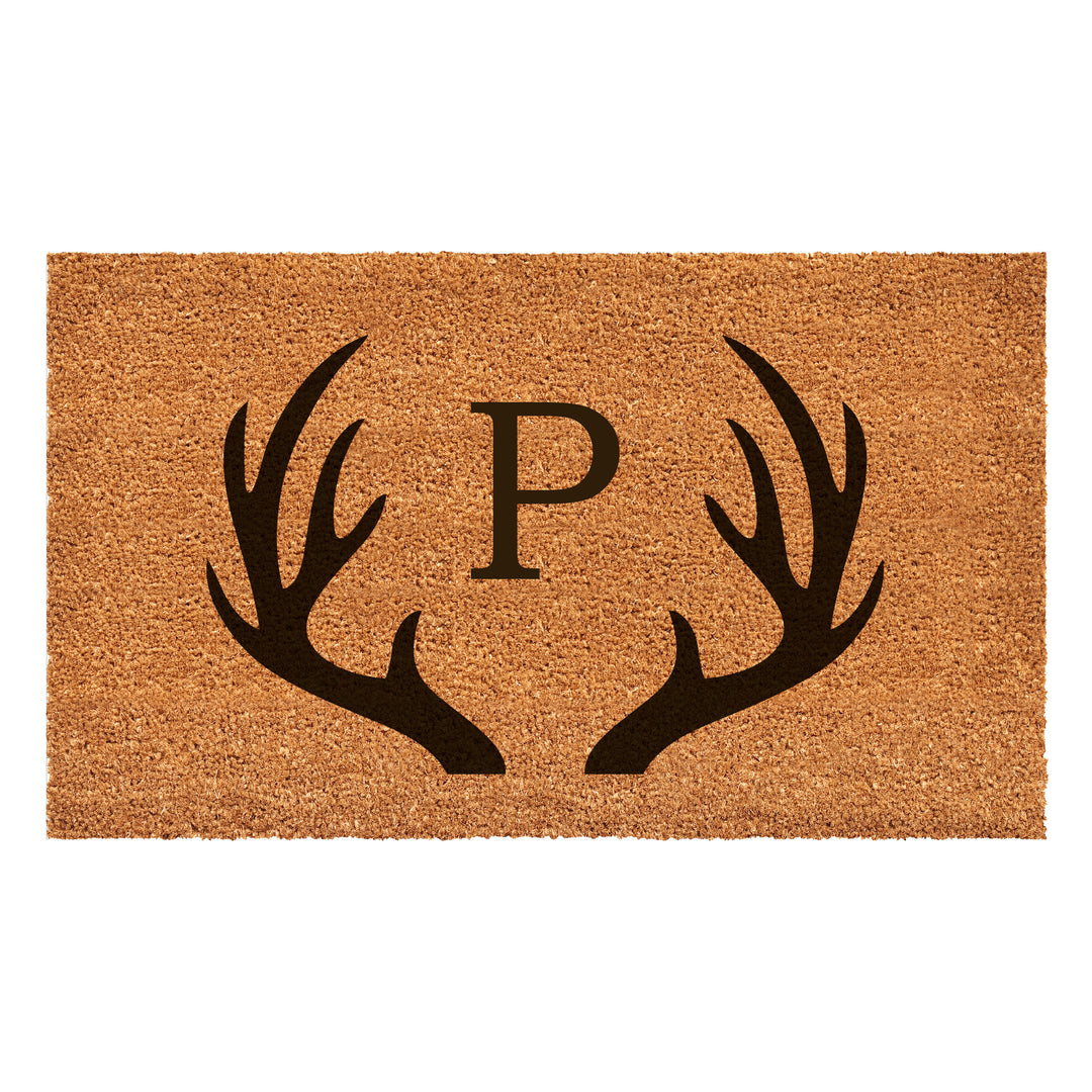 Antler Monogram Doormat 30"x48" 30"x48" / P