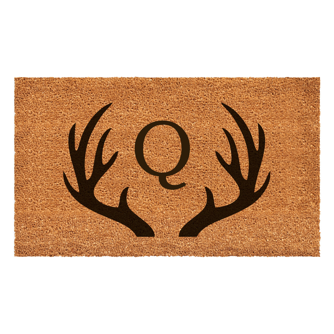 Antler Monogram Doormat 30"x48" 30"x48" / Q