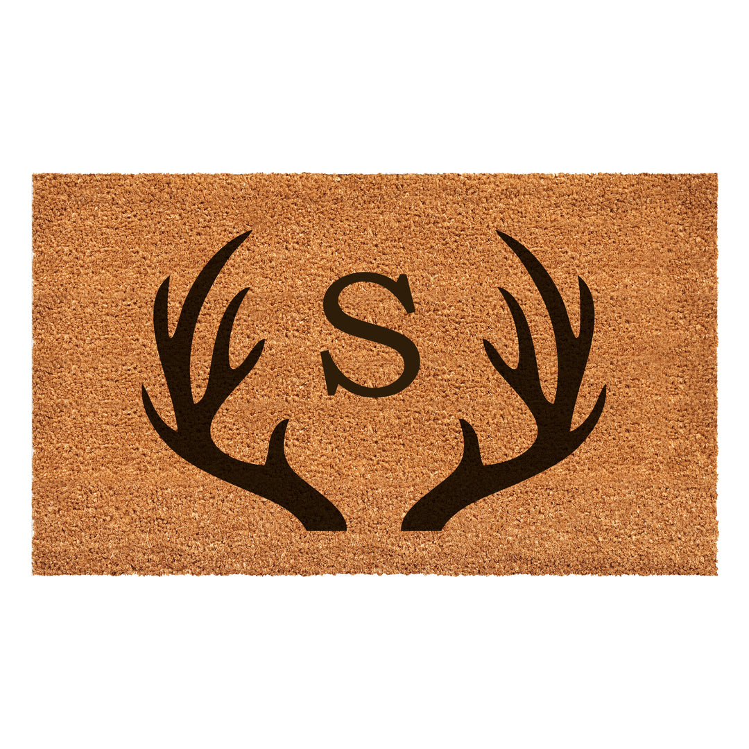 Antler Monogram Doormat 30"x48" 30"x48" / S